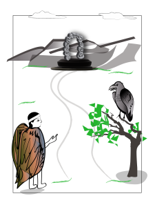 el cuervo y el niño